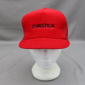 Vintage Corduroy Hat - Multilin Controls - Adult Snapback